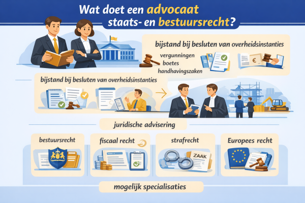 Wat doet een advocaat (staats- en bestuursrecht)